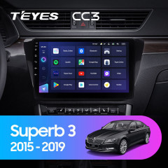 Штатная магнитола Teyes CC3 4/64 Skoda Superb 3 (2015-2019)