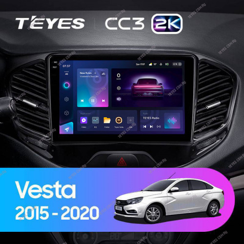 Штатная магнитола Teyes CC3 2K 4/32 Lada Vesta Cross Sport (2015-2022) F1