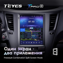 Штатная магнитола Tesla style Teyes TPRO 2 4/64 Subaru Outback 4 BR Legacy 5 (2009-2014)