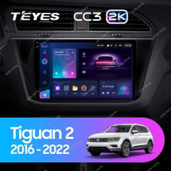 Штатная магнитола Teyes CC3 2K 4/64 Volkswagen Tiguan 2 (2016-2022) Тип-B