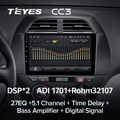 Штатная магнитола Teyes CC3 4/32 Toyota RAV4 2 CA20 (2000-2003) F3