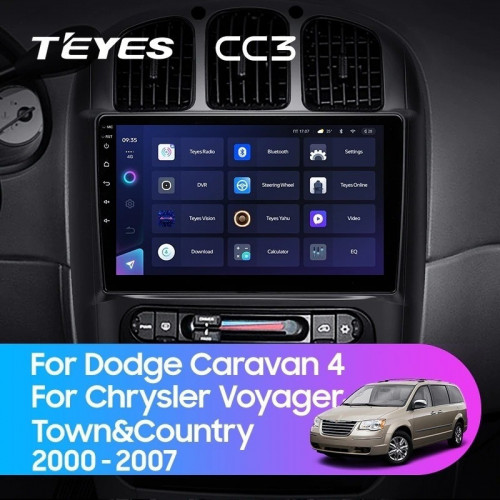 Штатная магнитола Teyes CC3 4/64 Chrysler Voyager (2000-2007) Тип-B