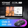 Штатная магнитола Teyes CC3L WiFi 2/32 Honda Civic 8 FK FN FD (2005-2012)