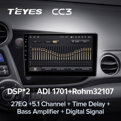 Штатная магнитола Teyes CC3 4/64 Honda Insight 2 LHD (2009-2014)