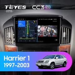 Штатная магнитола Teyes CC3 2K 4/64 Toyota Harrier 1 (XU10) (1997-2003) F2