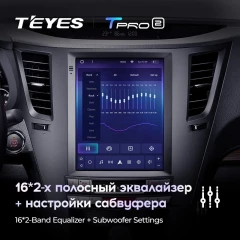 Штатная магнитола Tesla style Teyes TPRO 2 6/128 Subaru Outback 4 BR Legacy 5 (2009-2014)