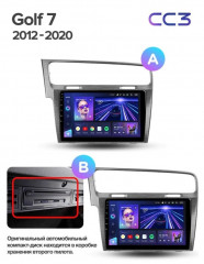 Штатная магнитола Teyes CC3 4/32 Volkswagen Golf 7 MK7 (2012-2020) F1