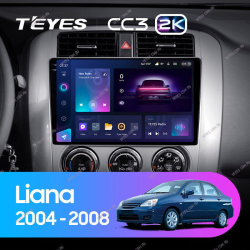 Штатная магнитола Teyes CC3 2K 6/128 Suzuki Liana 1 (2004-2008)