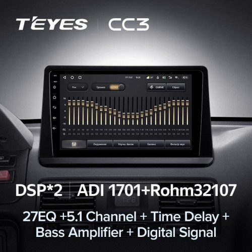 Штатная магнитола Teyes CC3 6/128 Mitsubishi Pajero 2 (1991-2004)