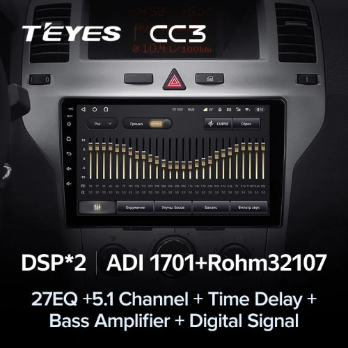 Штатная магнитола Teyes CC3 6/128 Opel Astra H (2004-2014) F2