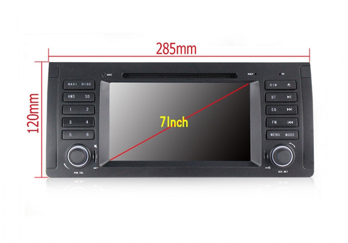 Штатная магнитола Carmedia MKD-B739-P30-8 BMW X5 2000-2006 (E53)
