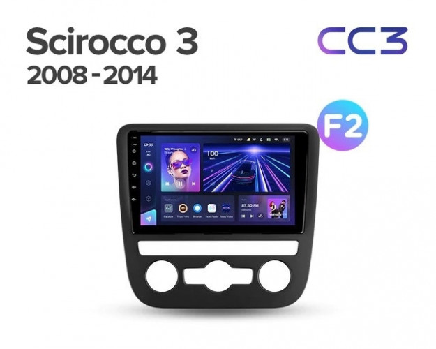 Штатная магнитола Teyes CC3 6/128 Volkswagen Scirocco (2008-2014) F2