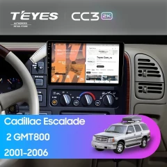 Штатная магнитола Teyes CC3 2K 6/128 Cadillac Escalade 2 GMT800 (2001-2006)