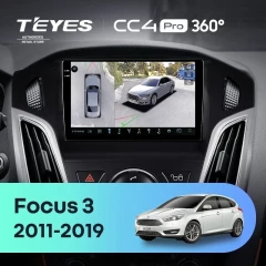 Штатная магнитола Teyes CC4 Pro 360 12/256 Ford Focus 3 (2011-2019) F2