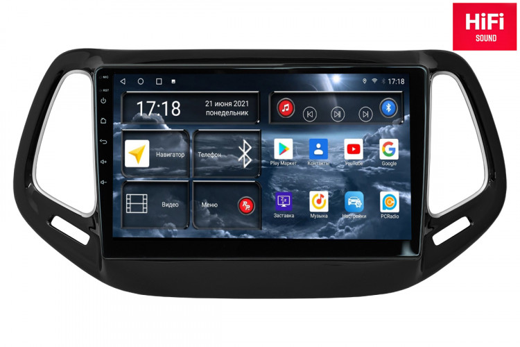 Штатная магнитола Redpower 75315 Jeep Compass 2-поколение (09.2016+)