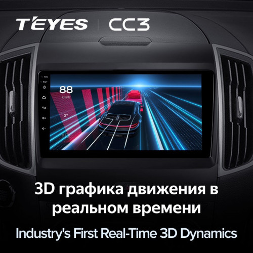 Штатная магнитола Teyes CC3 4/64 Ford Edge 2 (2015-2018) F1