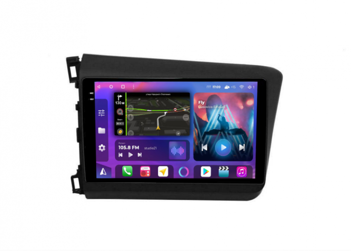 Штатная магнитола FarCar XXL132M Honda Civic 2012-2015