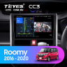 Штатная магнитола Teyes CC3 6/128 Toyota Roomy (2016-2020 ) Правый руль