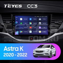 Штатная магнитола Teyes CC3 6/128 Opel Astra K (2020-2022) Тип-B