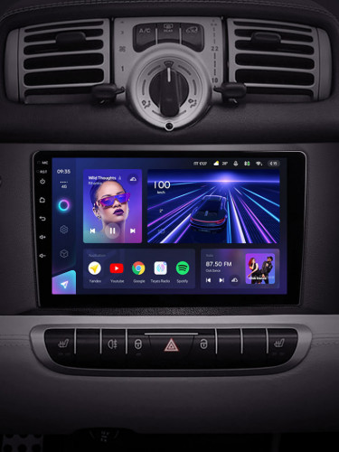 Штатная магнитола Teyes CC3 4/64 Mercedes-Benz Smart Fortwo 2 (2010-2015) F1