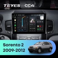 Штатная магнитола Teyes CC4 6/64 Kia Sorento 2 XM (2009-2012) Тип-B