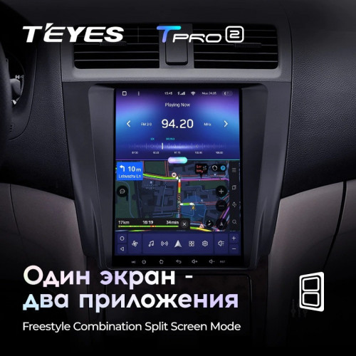 Штатная магнитола Tesla style Teyes TPRO 2 4/32 Honda Accord 7 CM UC CL (2002-2008)