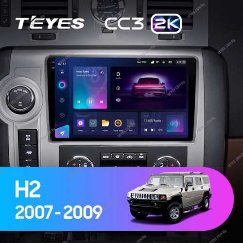 Штатная магнитола Teyes CC3 2K 6/128 Hummer H2 E85 (2007-2009)