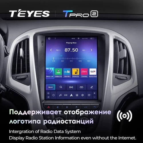Штатная магнитола Tesla style Teyes TPRO 2 6/128 Opel Astra J (2009-2017) F1
