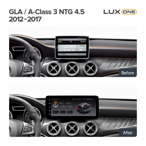 Штатная магнитола Teyes LUX ONE 6/128 Mercedes-Benz A-Class 3 W176 (NTG 4.5) (2012-2017)