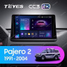Штатная магнитола Teyes CC3 2K 4/64 Mitsubishi Pajero 2 (1991-2004)