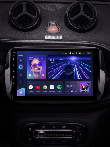 Штатная магнитола Teyes CC3 4/64 Mercedes-Benz Smart Fortwo 3 C453 A453 W453 (2014-2020)