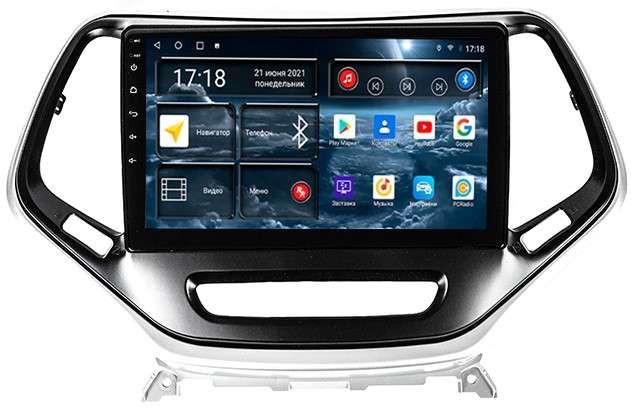 Штатная магнитола Redpower 71418 Jeep Cherokee 5-поколение KL (05.2014-12.2017)