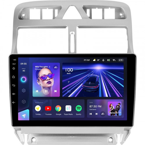 Штатная магнитола Teyes CC3 6/128 Peugeot 307 1 (2001-2008)