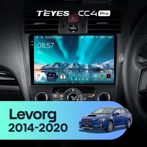 Штатная магнитола Teyes CC4 Pro 12/256 Subaru Levorg (2014-2020) F2