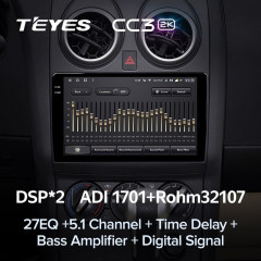 Штатная магнитола Teyes CC3 2K 4/32 Nissan Qashqai 1 J10 (2006-2013) F1