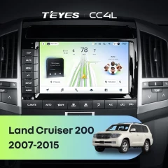 Штатная магнитола Teyes CC4L 6/64 Toyota Land Cruiser 11 200 (2007-2015) F2 Тип-C