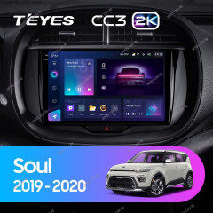 Штатная магнитола Teyes CC3 2K 360 6/128 Kia Soul (2019-2020)