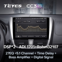 Штатная магнитола Teyes CC3 2K 360 6/128 Toyota Yaris L (2016-2019)