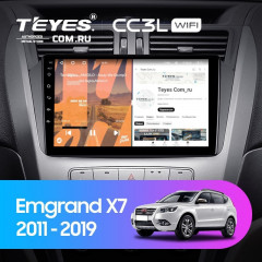 Штатная магнитола Teyes CC3L WiFi 2/32 Geely Emgrand X7 1 GX7 EX7 (2011-2019)