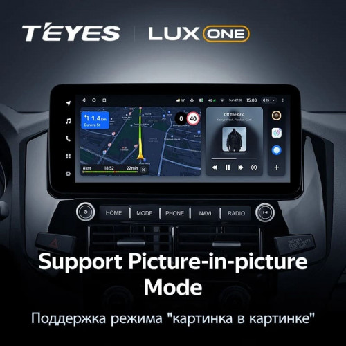 Штатная магнитола Teyes LUX ONE 360 6/128 Mitsubishi Pajero 4 V80 V90 (2006-2024) Тип-A