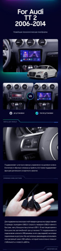 Штатная магнитола Teyes CC3 4/64 Audi TT 2 (2006-2014)