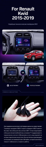 Штатная магнитола Teyes CC3L 4/32 Renault KWID (2015-2019)