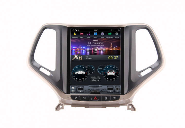 Штатная магнитола Tesla Carmedia ZF-1018G-DSP Jeep Cherokee 2014+