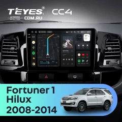 Штатная магнитола Teyes CC4 6/64 Toyota Hilux (2008-2014) F1