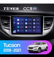 Штатная магнитола Teyes CC3 2K 4/32 Hyundai Tucson (2018-2021)