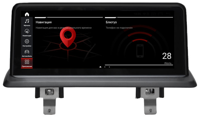Штатная магнитола Parafar PF5251i6/128 BMW 1 серия кузов E81 / E82 / E87 / E88 (2004-2012) (c комплектацией без монитора)