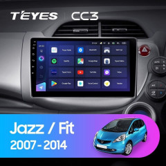 Штатная магнитола Teyes CC3 4/64 Honda Jazz 2 GG (2007-2014) Правый руль