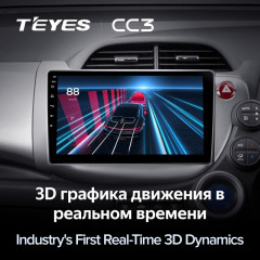 Штатная магнитола Teyes CC3 4/64 Honda Jazz 2 GG (2007-2014) Правый руль