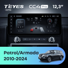 Штатная магнитола Teyes CC4 Pro 12.3" 12/256 Nissan Armada Y62 (2010-2024)
