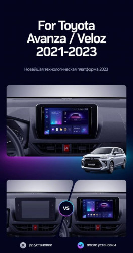 Штатная магнитола Teyes CC3 2K 4/32 Toyota Avanza Veloz (2021-2023)